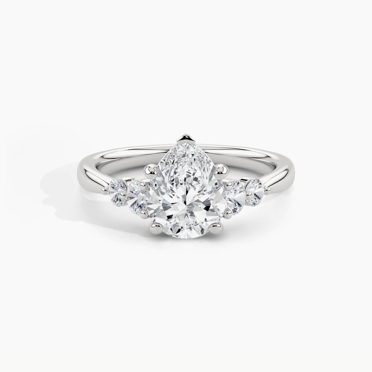 950 Platinum, Pear, down view