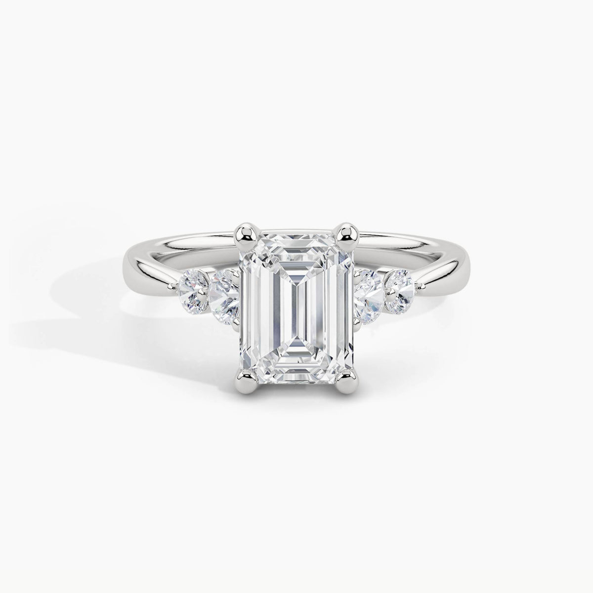 White Gold, Emerald, down view
