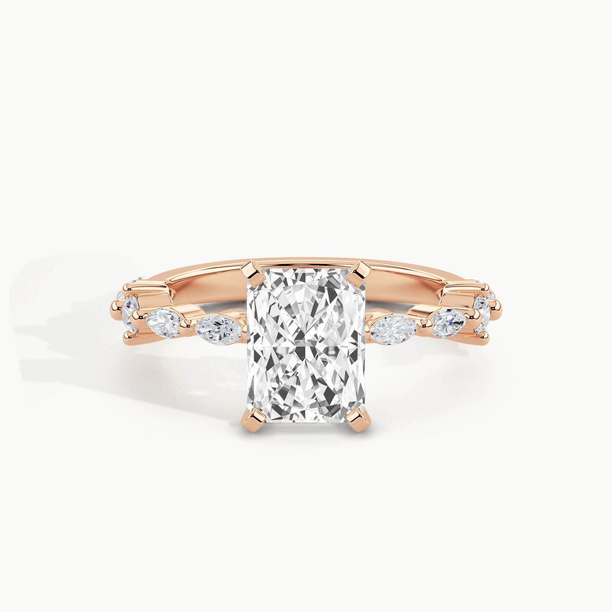 Rose Gold, Radiant, down view