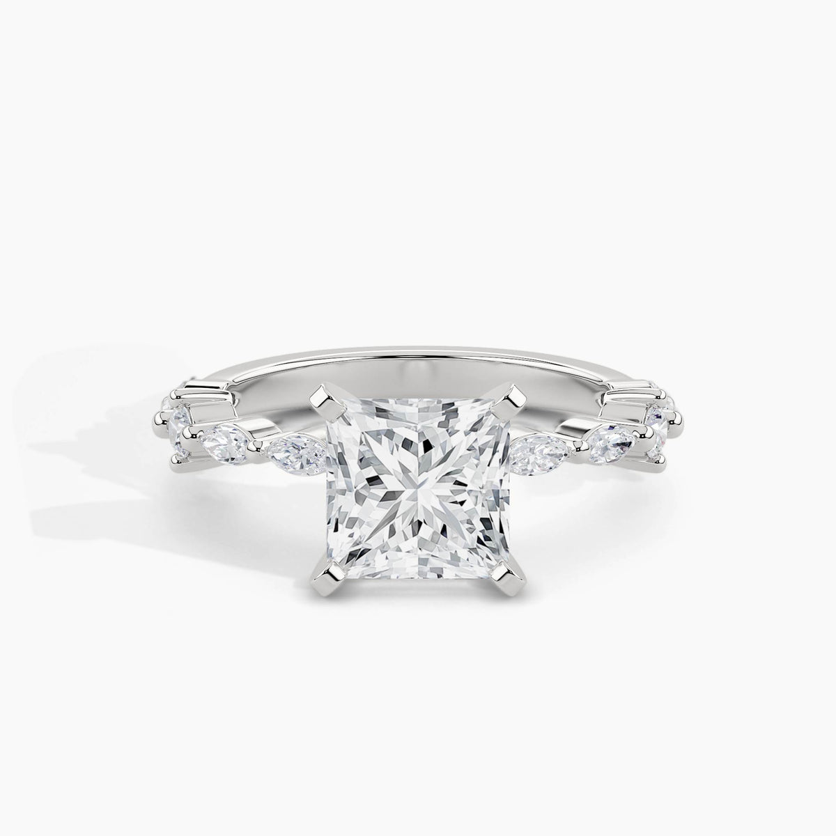 950 Platinum, Princess, down view