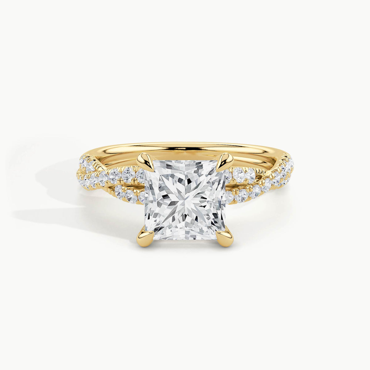 Yellow Gold, Princess, down view