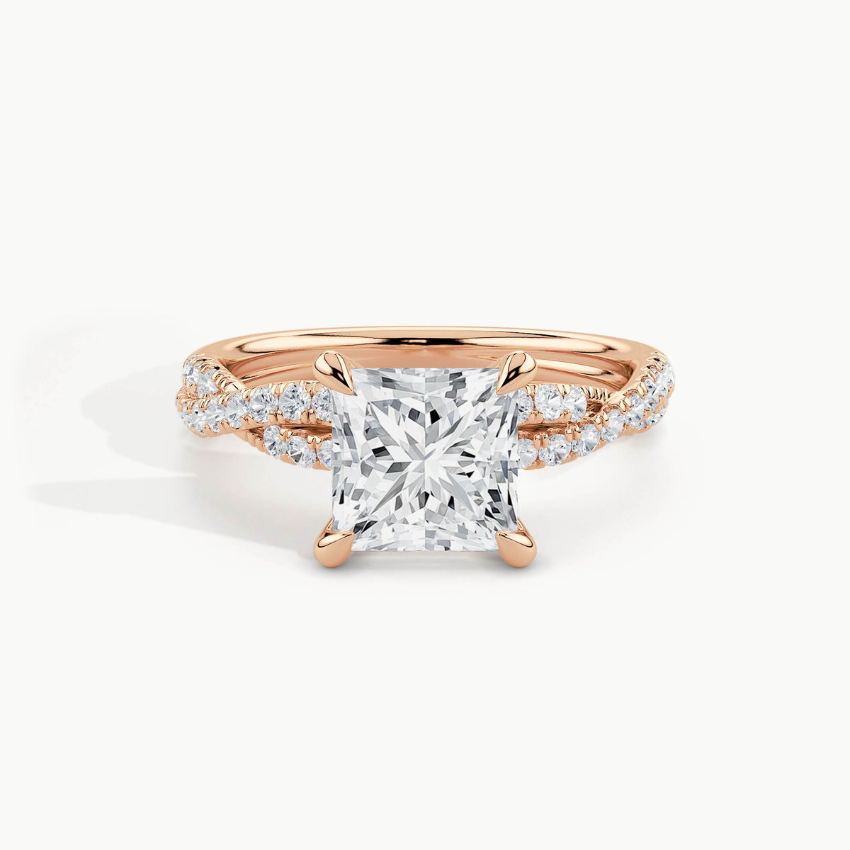 Rose Gold, Princess, down view