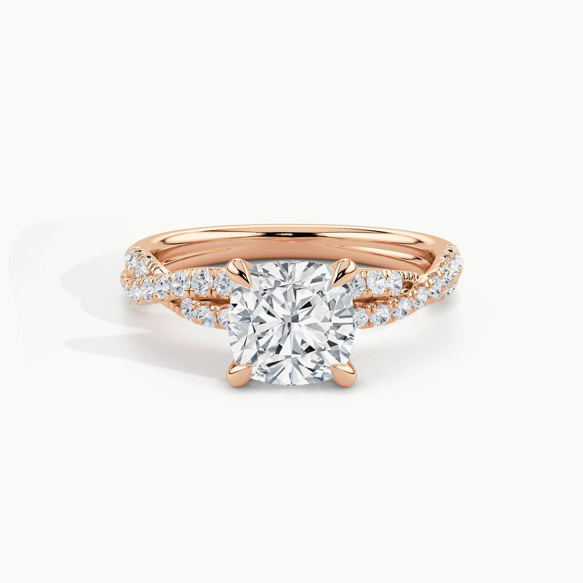Rose Gold, Cushion, down view