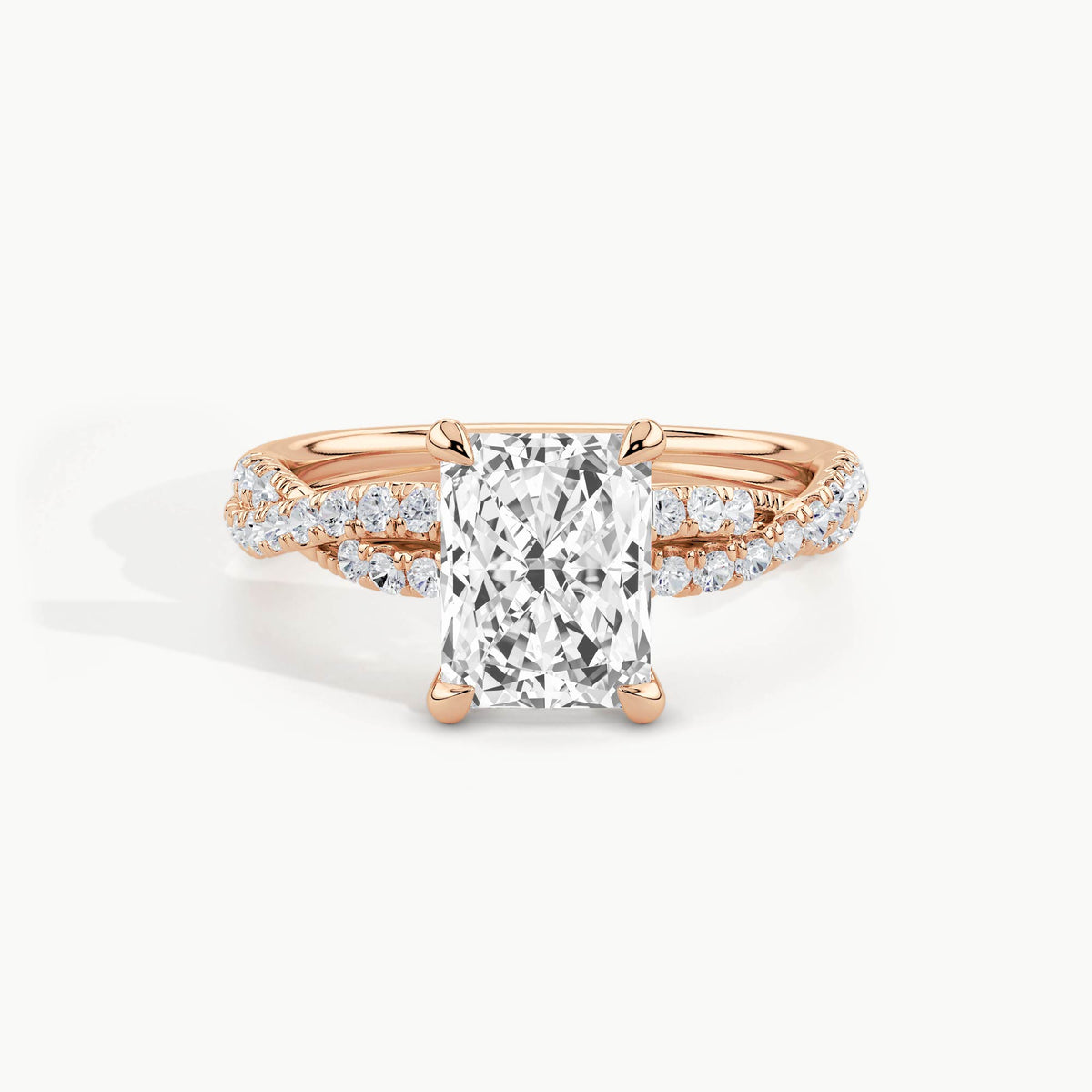 Rose Gold, Radiant, down view