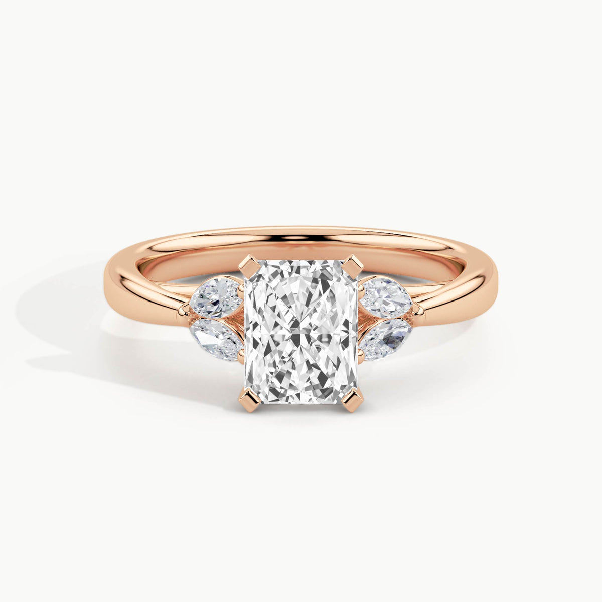 Rose Gold, Radiant, down view