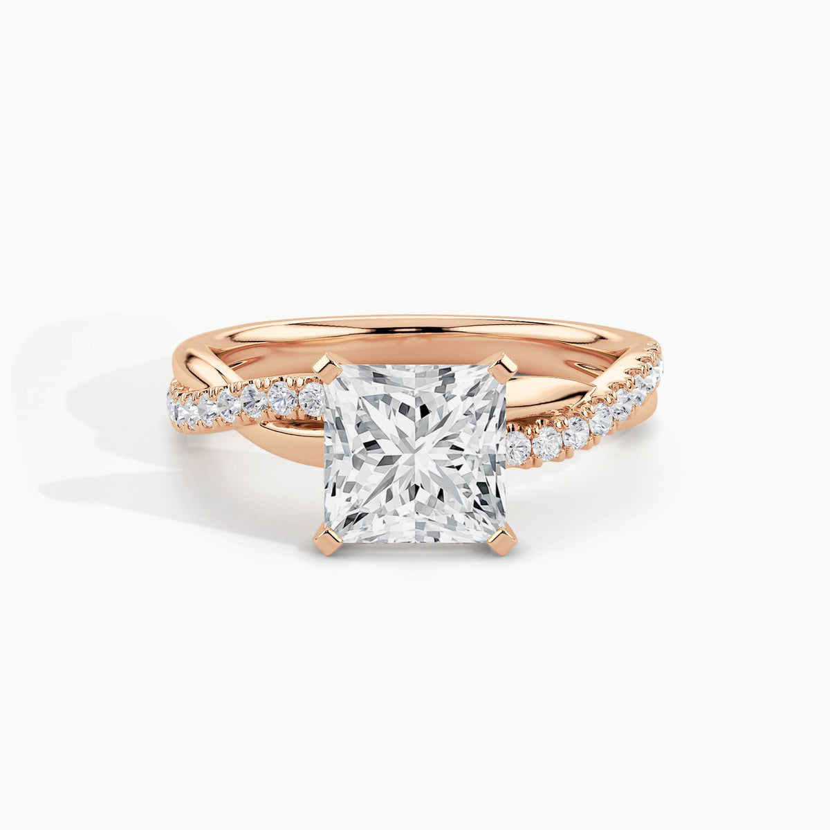 Rose Gold, Princess, down view