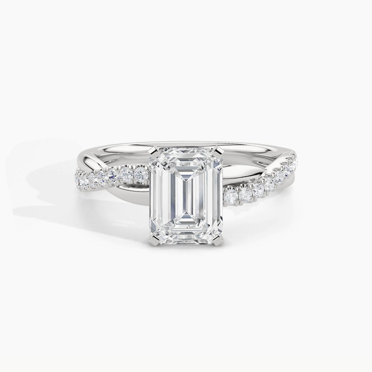 White Gold, Emerald, down view