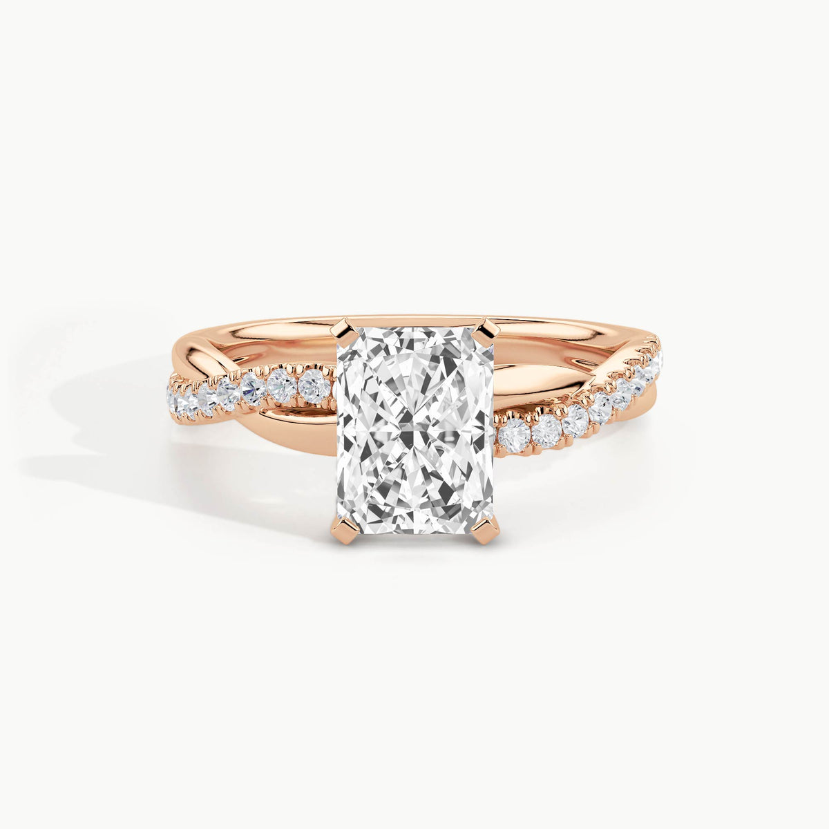 Rose Gold, Radiant, down view