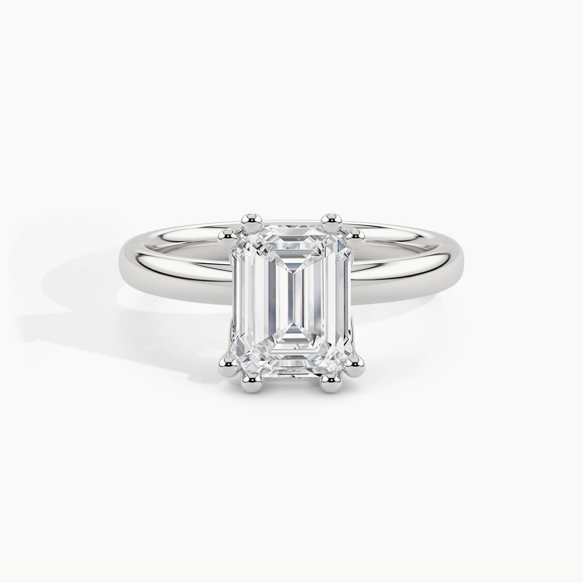 950 Platinum, Emerald, down view