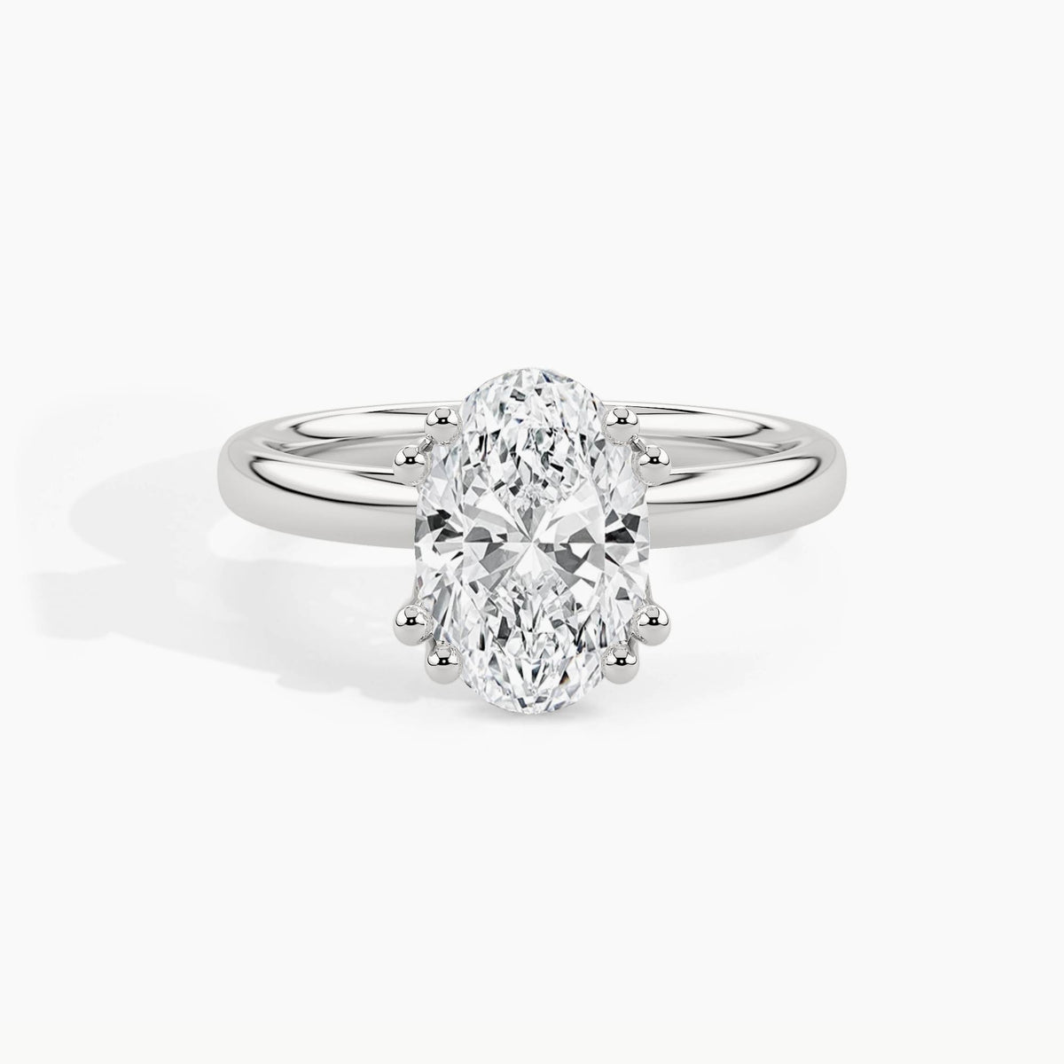 White Gold, Oval, down view
