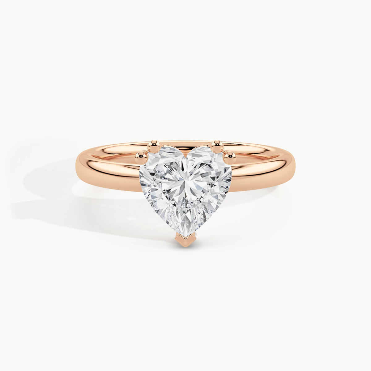 Rose Gold, Heart, down view