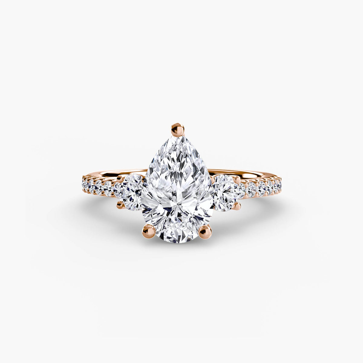 Rose Gold, Pear, down view