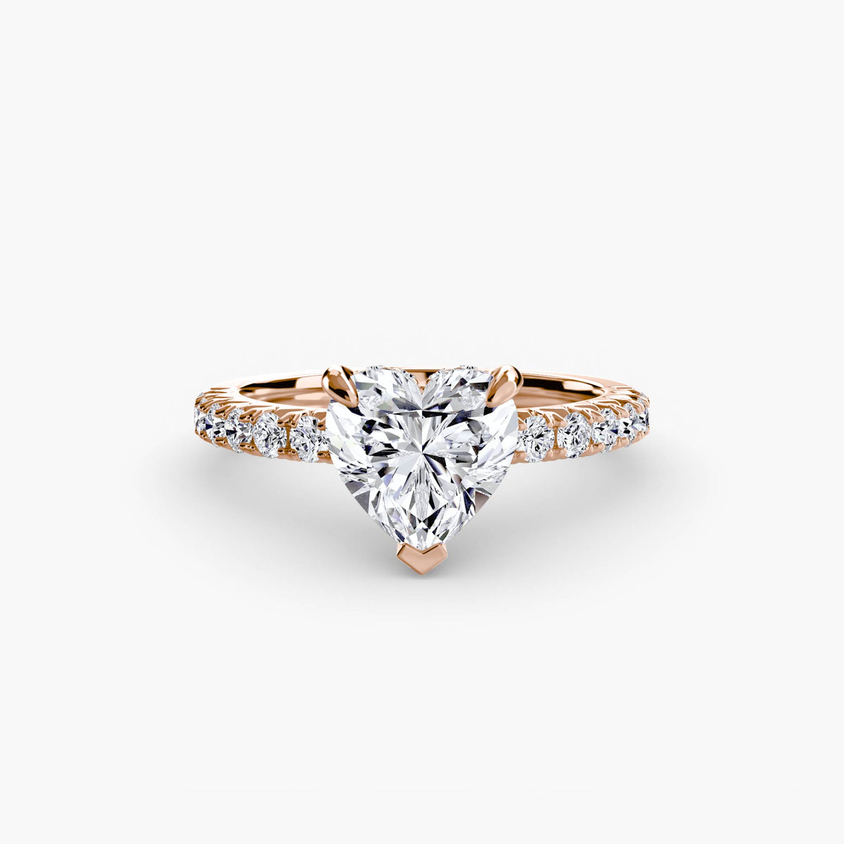 Rose Gold, Heart, down view