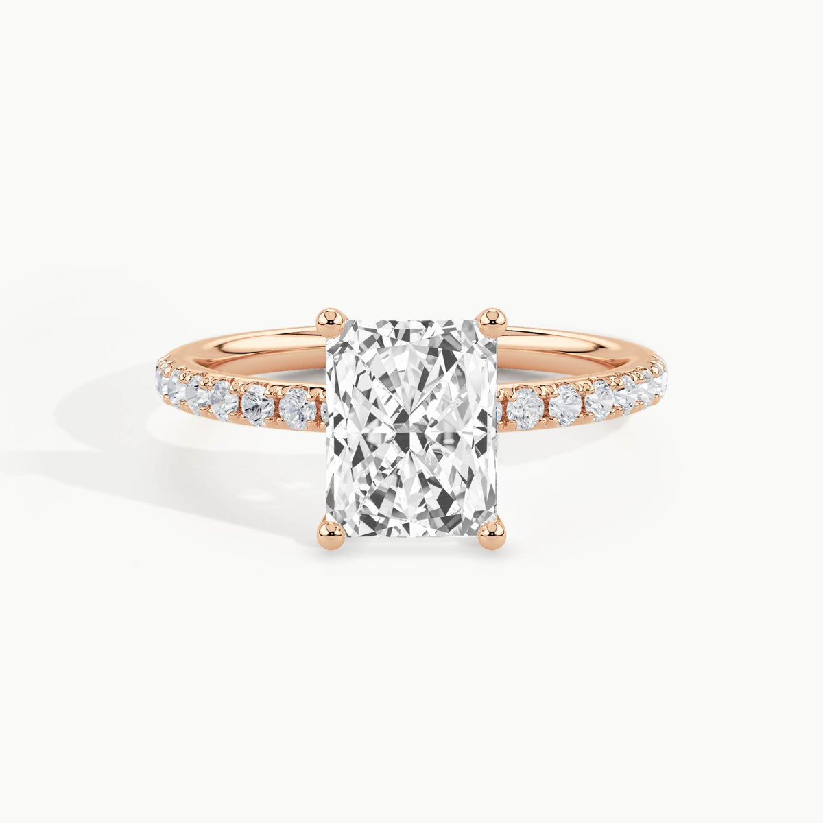 Rose Gold, Radiant, down view