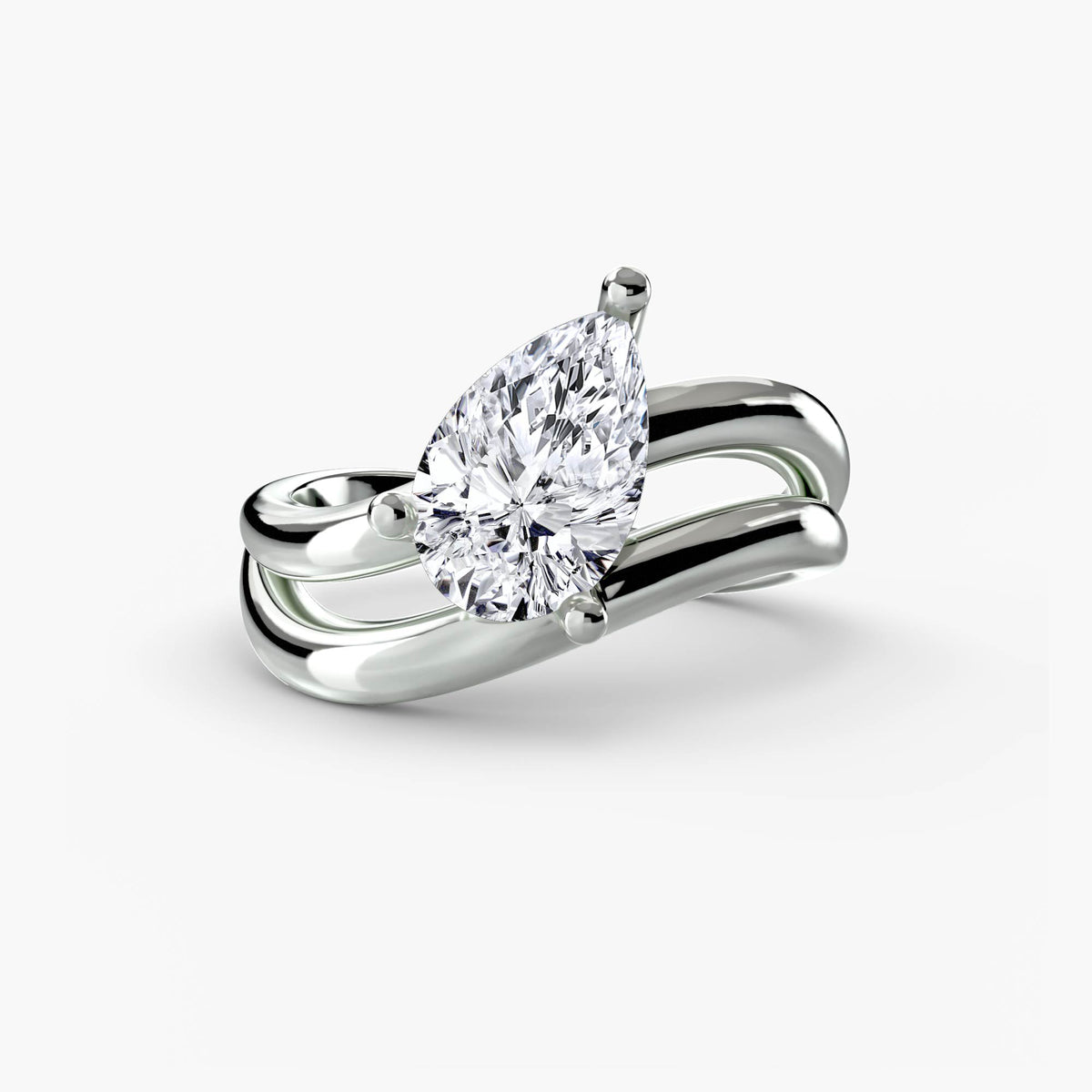 White Gold, Pear, down view