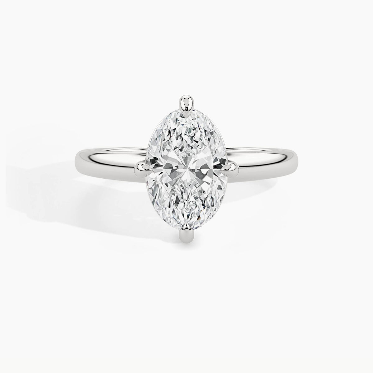 White Gold, Oval, down view