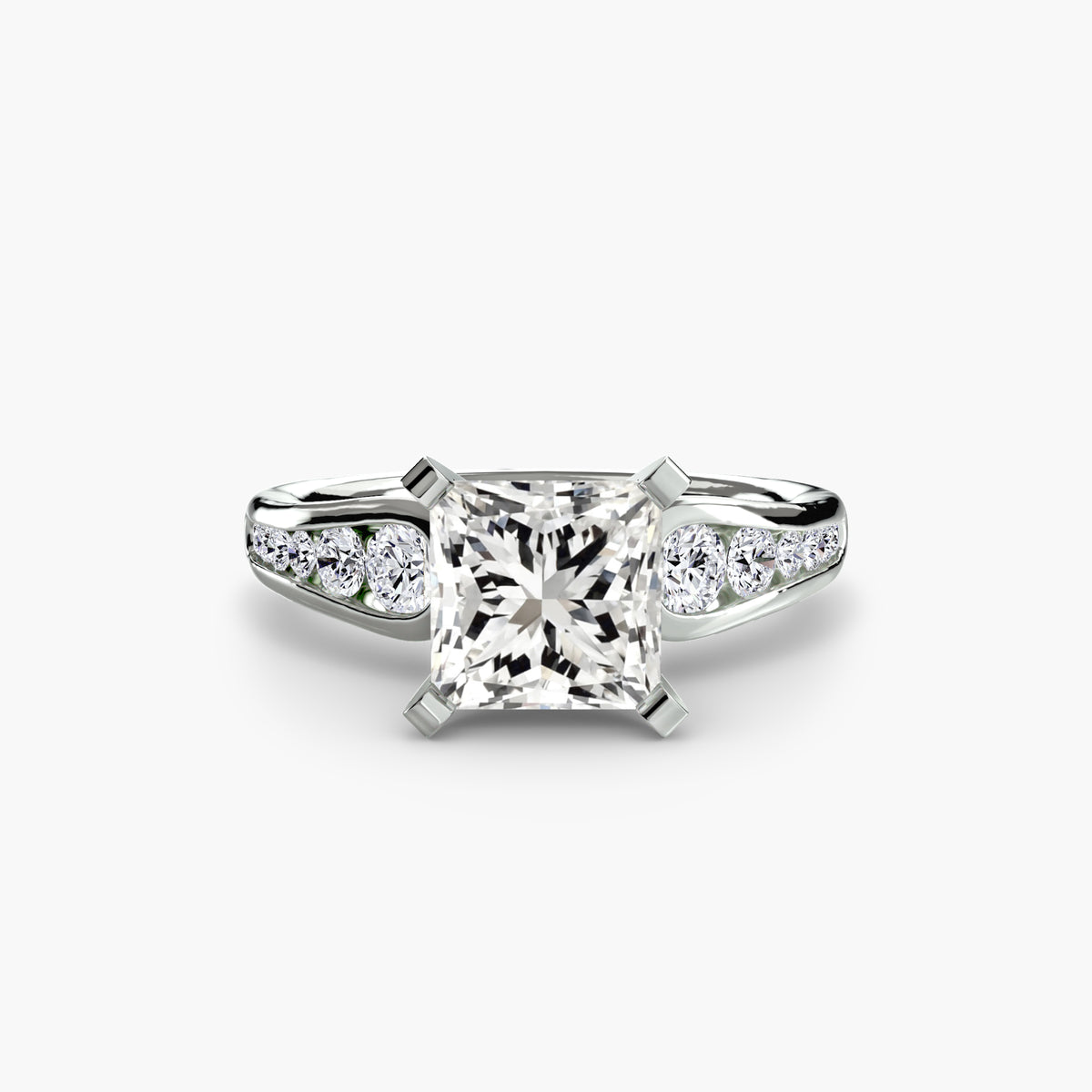 950 Platinum, Princess, down view
