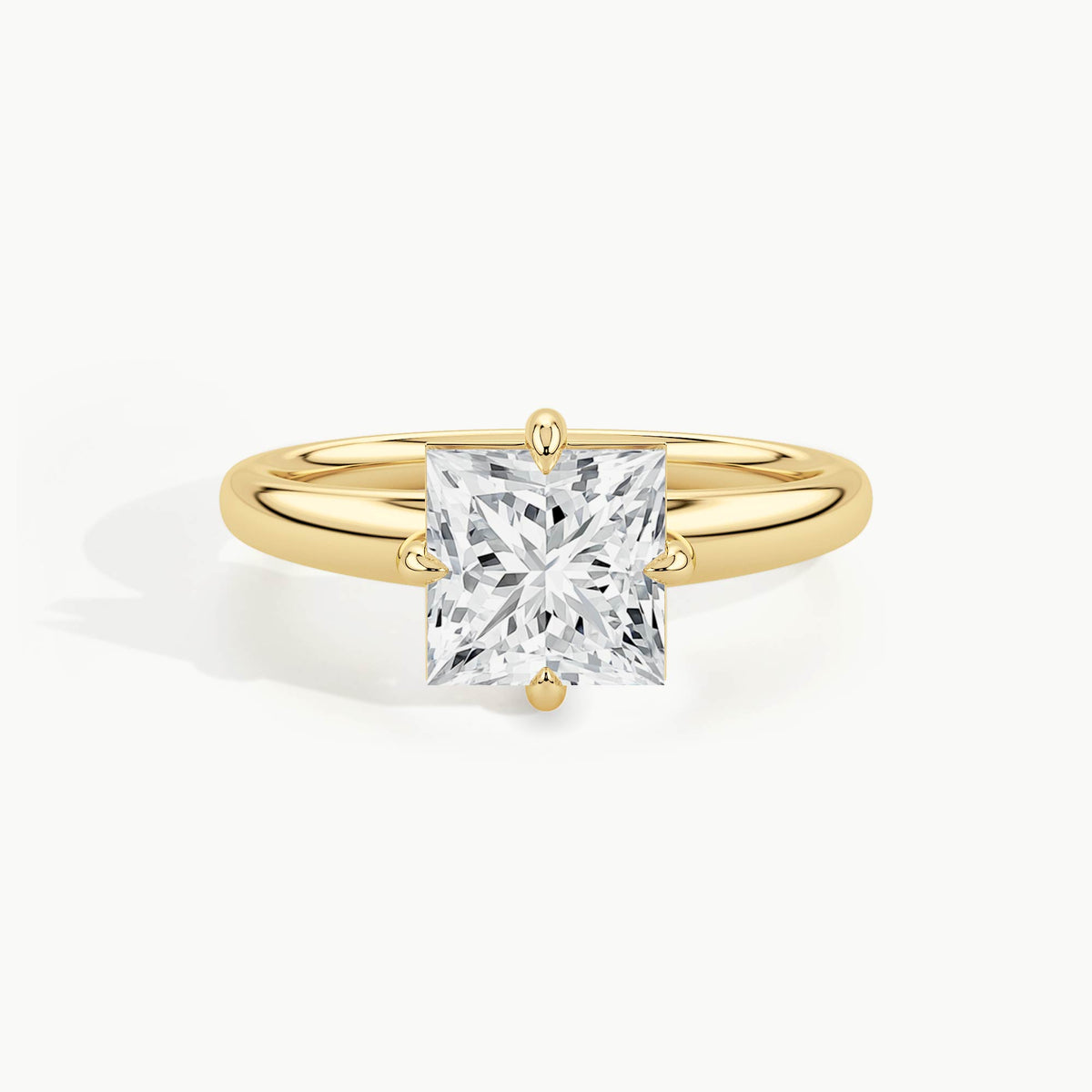 Yellow Gold, Princess, down view