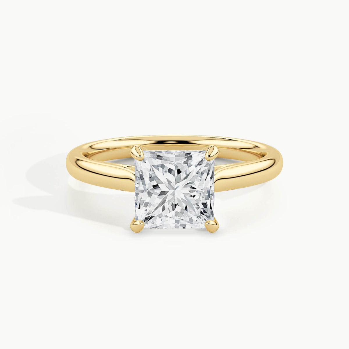 Yellow Gold, Princess, down view