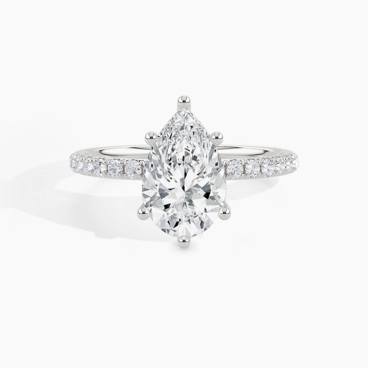 950 Platinum, Pear, down view