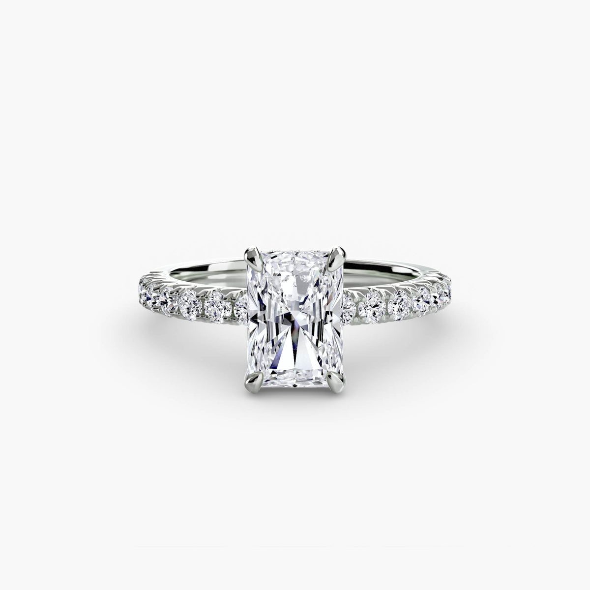 950 Platinum, Radiant, down view