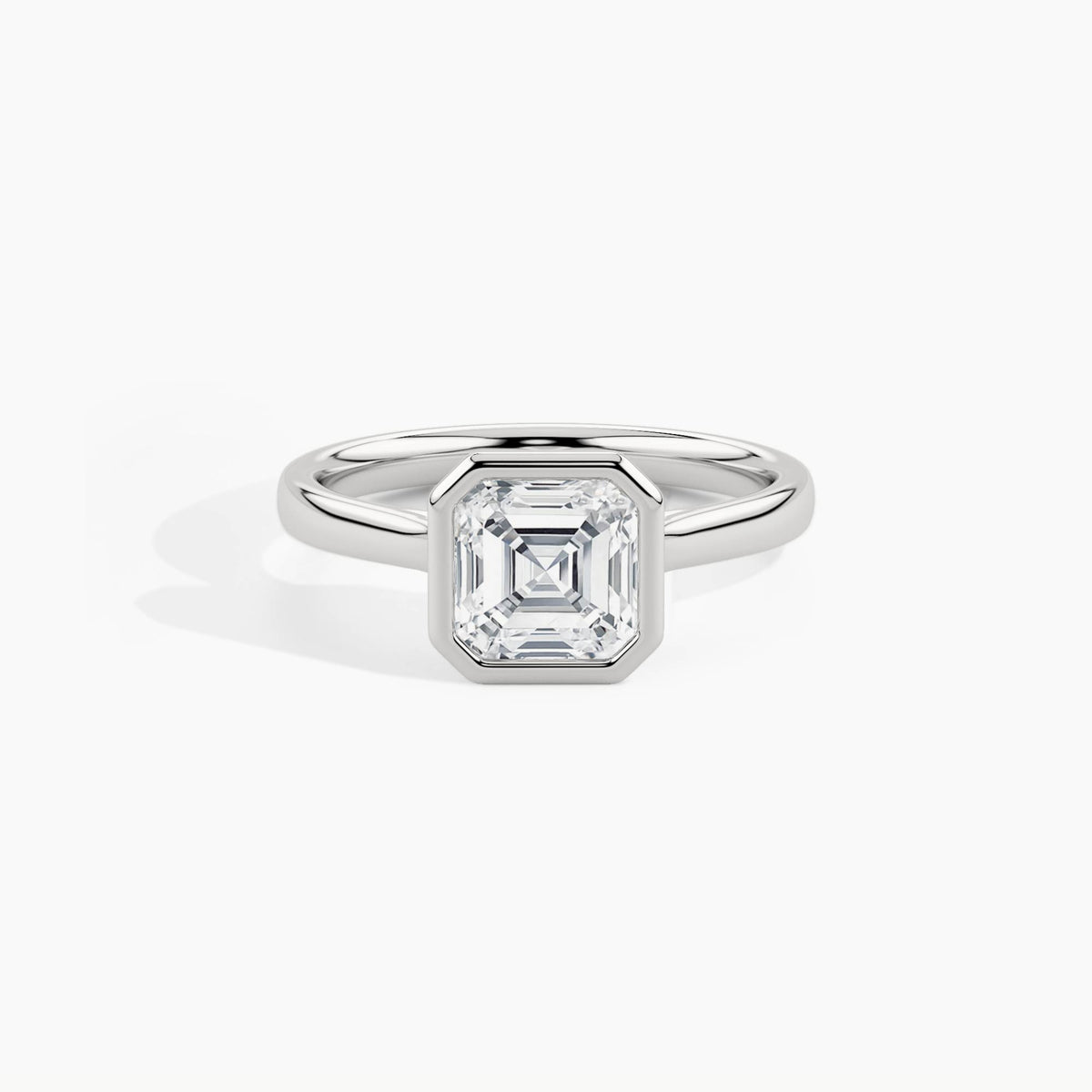 White Gold, Asscher, down view