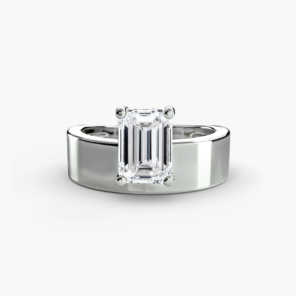 White Gold, Emerald, down view