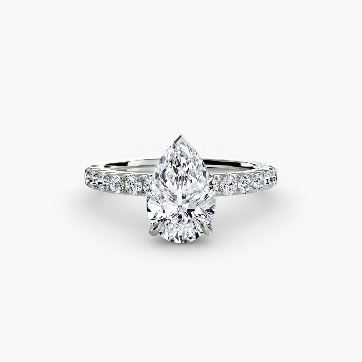 950 Platinum, Pear, down view