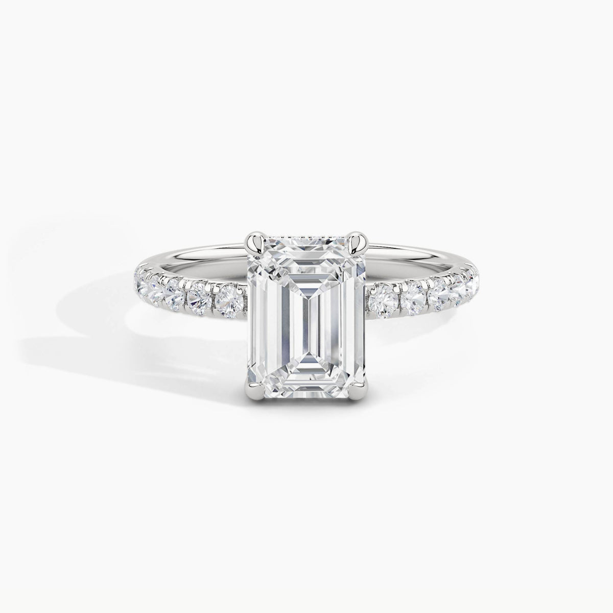 White Gold, Emerald, down view