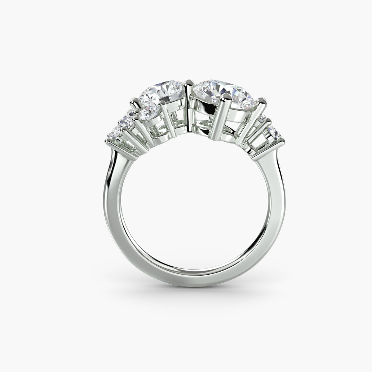 Toi Et Moi With Round Accent Shoulders, front view