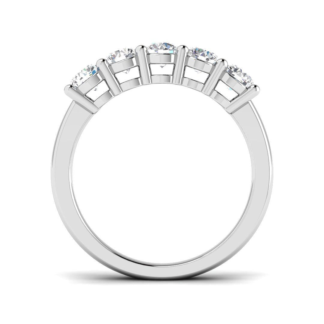 Platinum 0.95ct Laboratory Grown CVD Ring