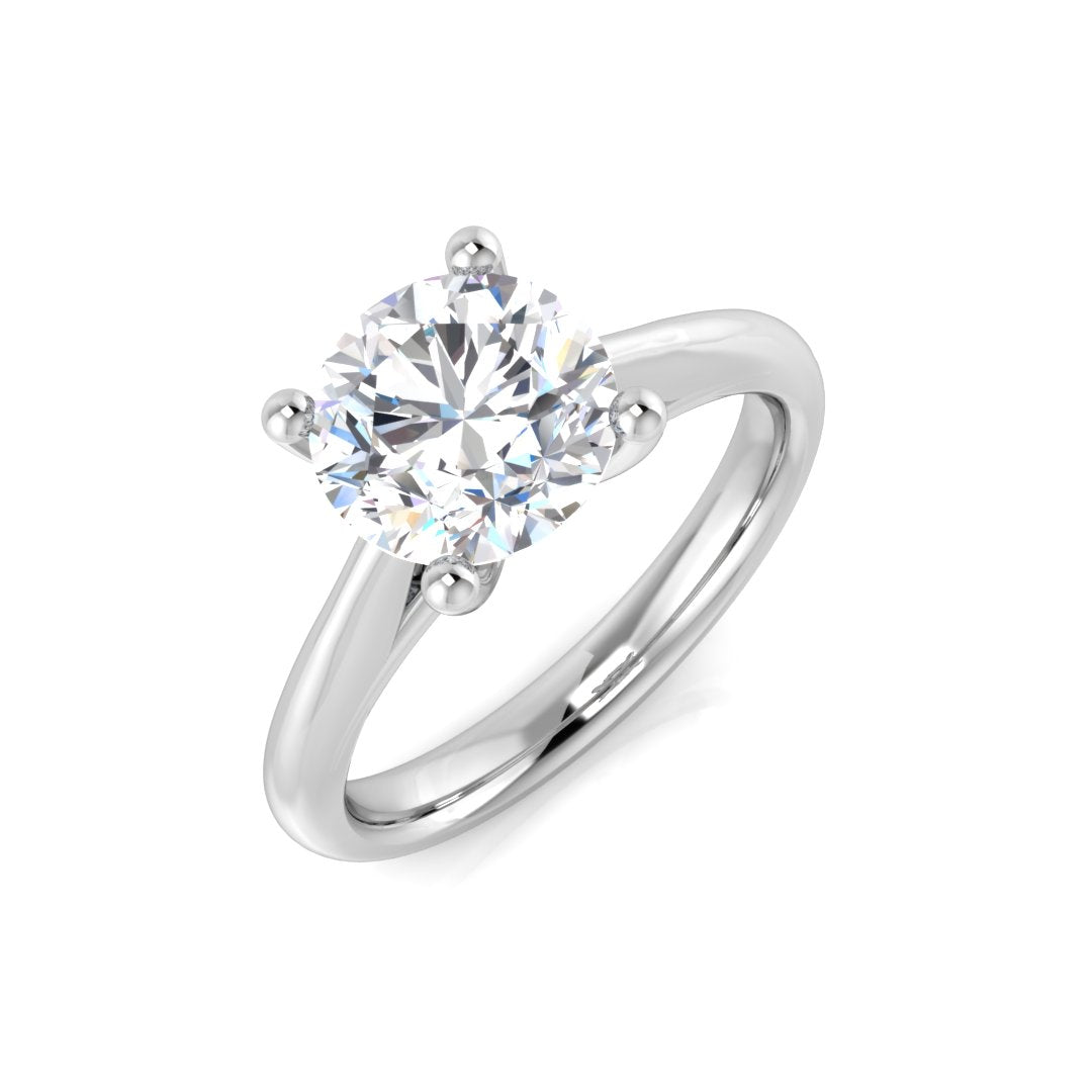 Platinum 2.19ct E I1 Diamond Ring