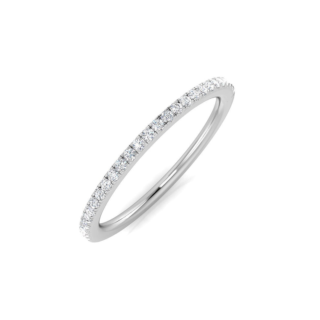 9ct White Gold 0.15ct G I1 Diamond Ring