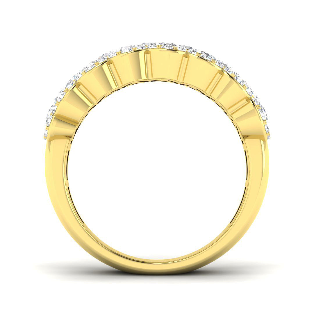 9ct Yellow Gold 1.36ct Laboratory Grown CVD Ring