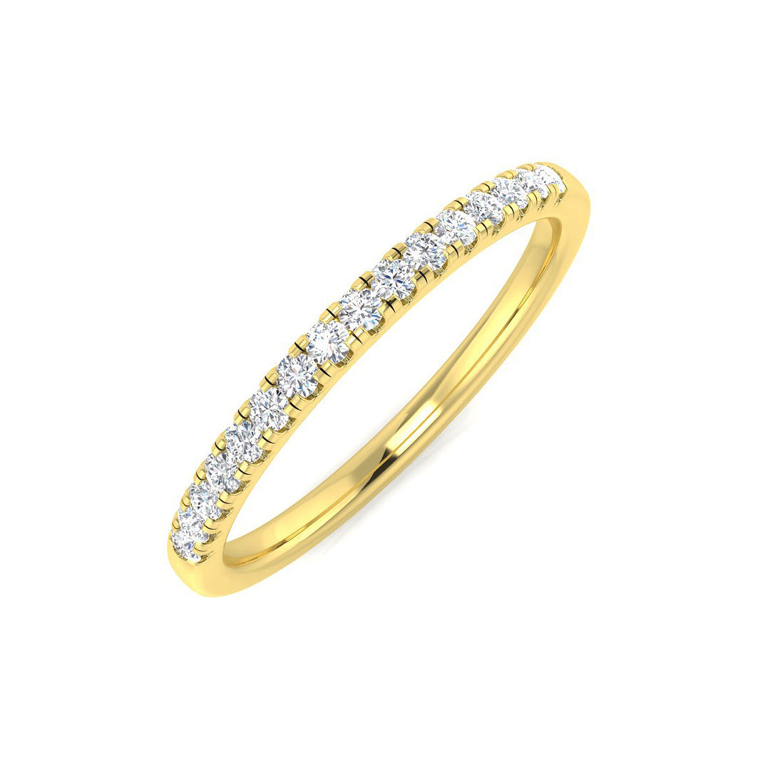 9ct Yellow Gold 0.14ct G I1 Diamond Ring