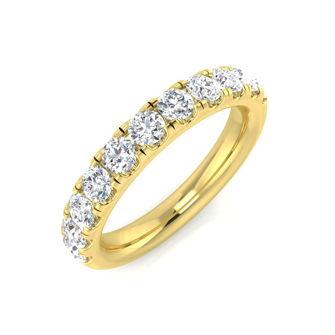 18ct Yellow Gold 0.92ct G SI1 Diamond Ring