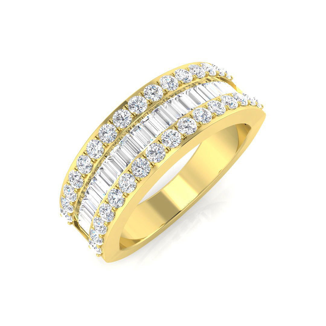 9ct Two-Tone Gold 1.17ct G SI2 Diamond Ring