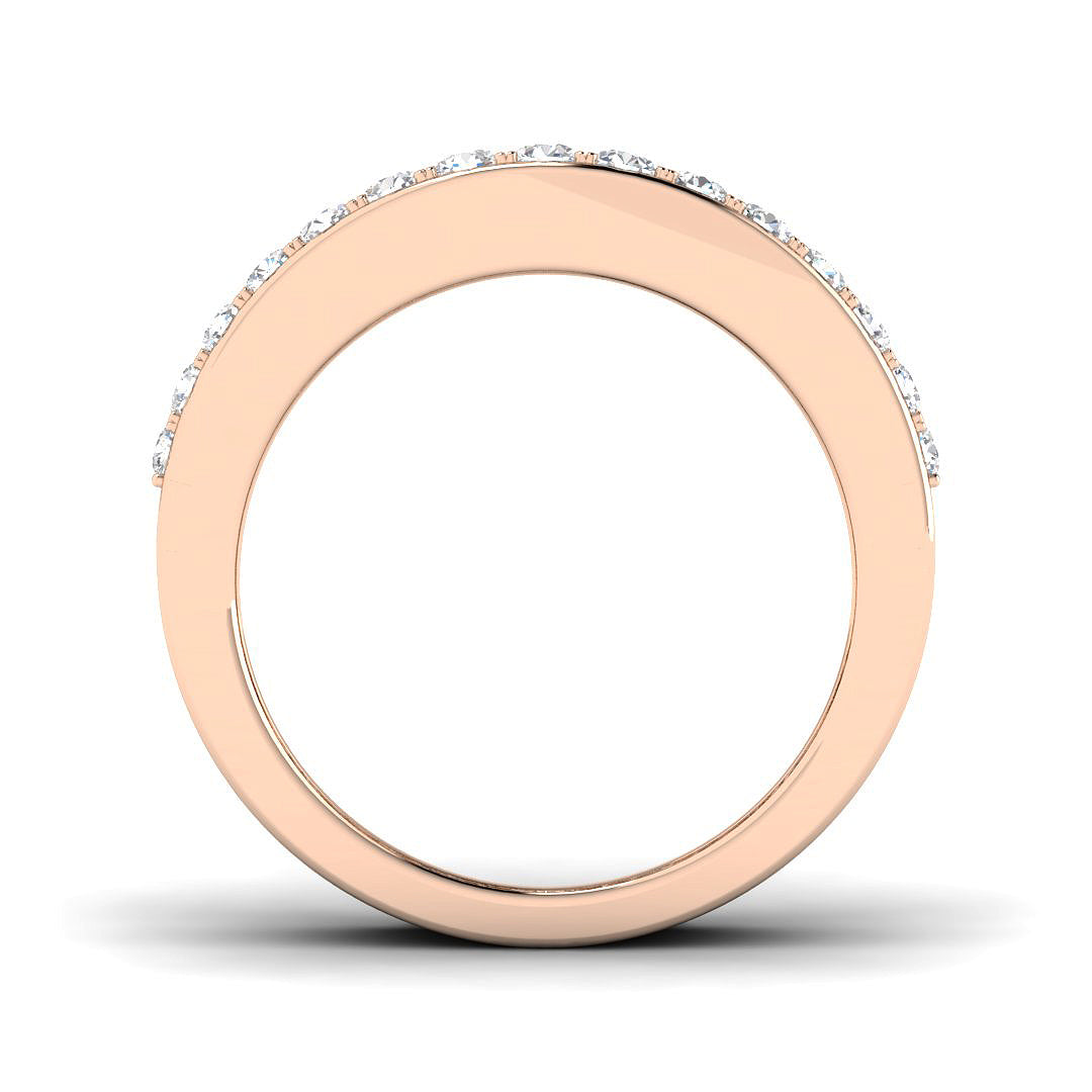 18ct Rose Gold 1.87ct G SI2 Diamond Ring