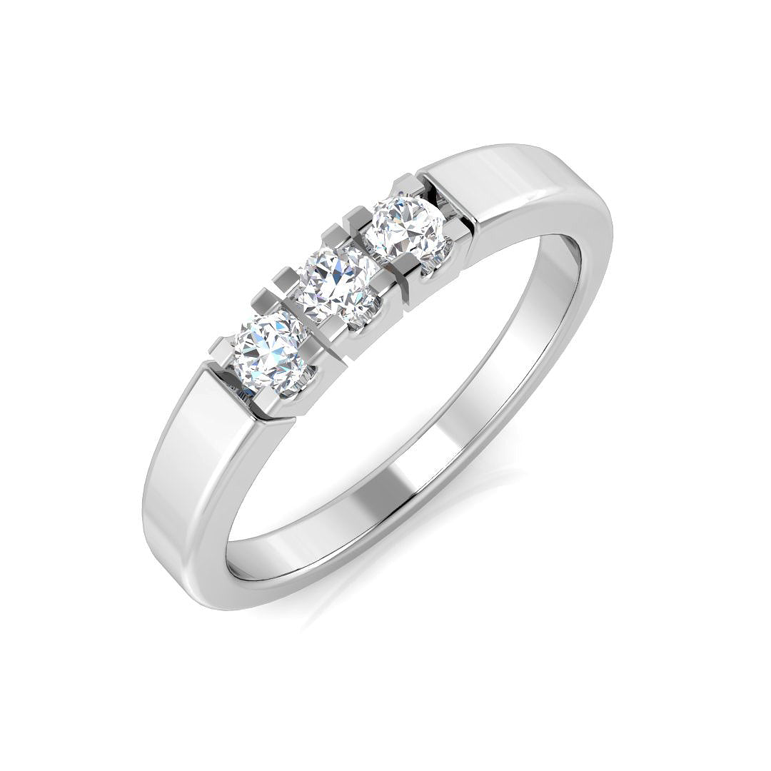 18ct White Gold 0.20ct G SI1 Diamond Ring