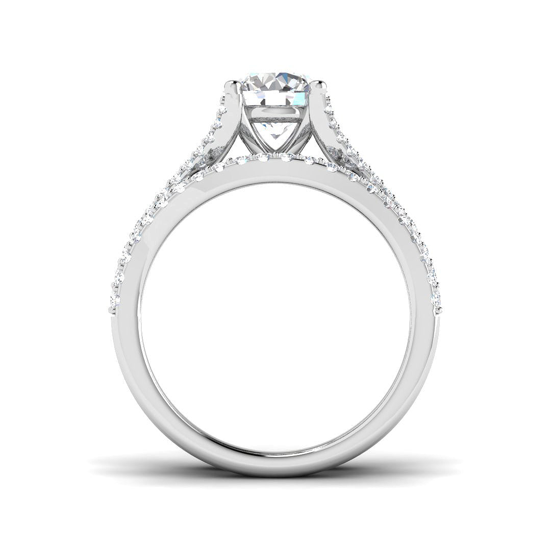 Platinum 1.46ct D VS1 Laboratory Grown CVD Ring
