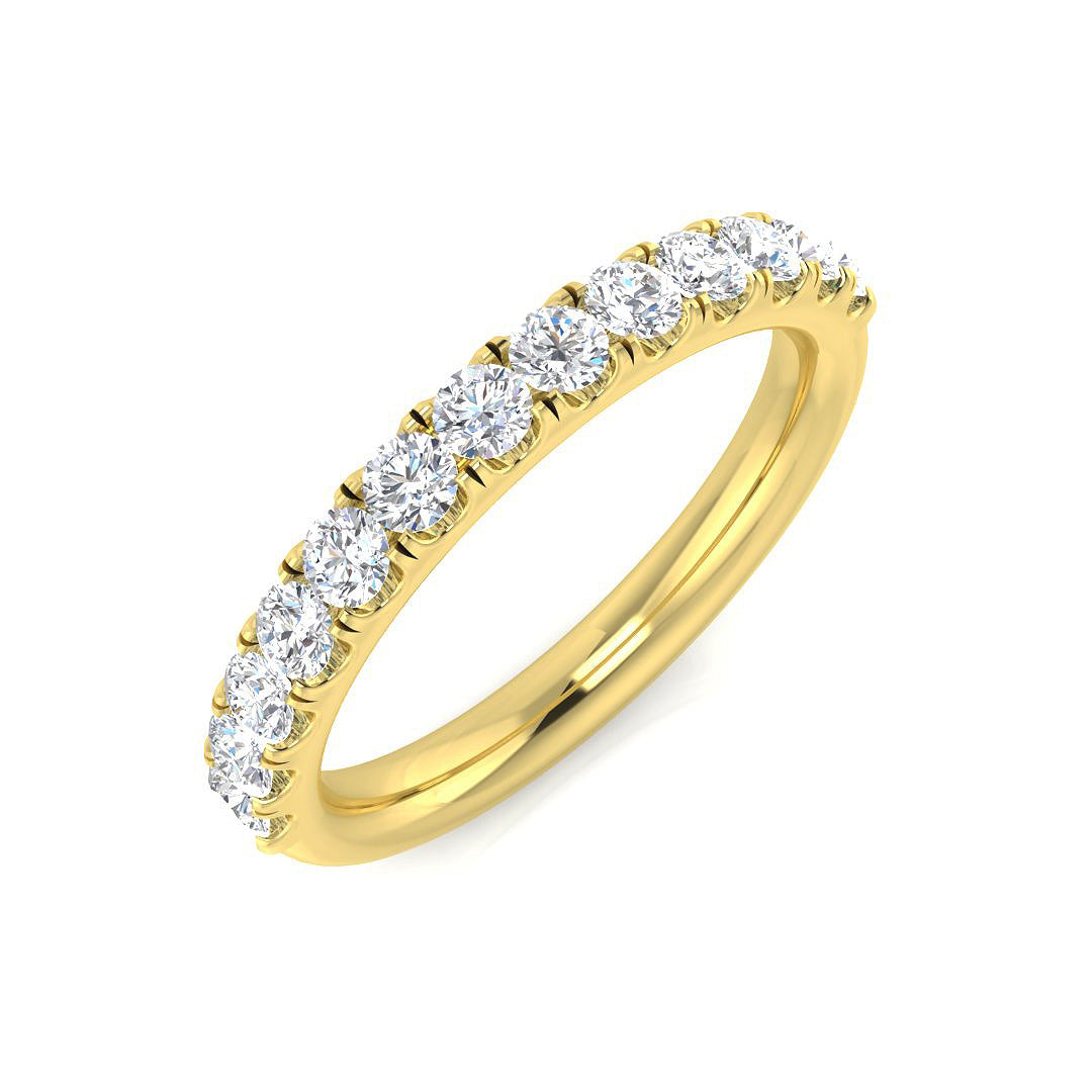 9ct Yellow Gold 0.49ct G SI1 Diamond Ring