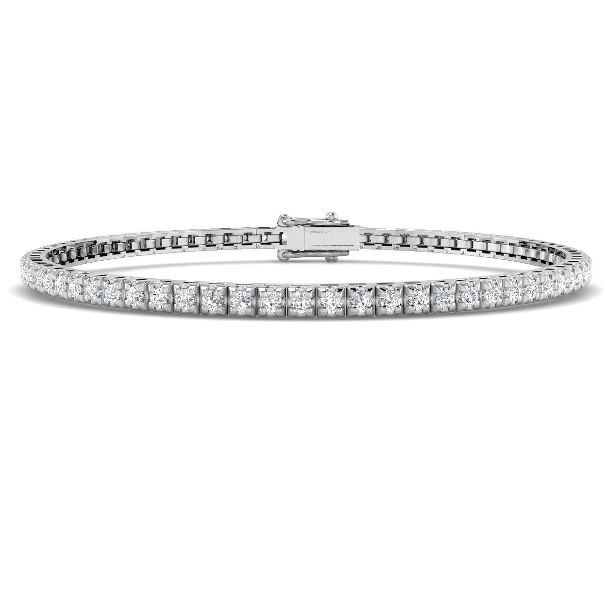 18ct White Gold 1.03ct G SI2 Diamond Bracelet