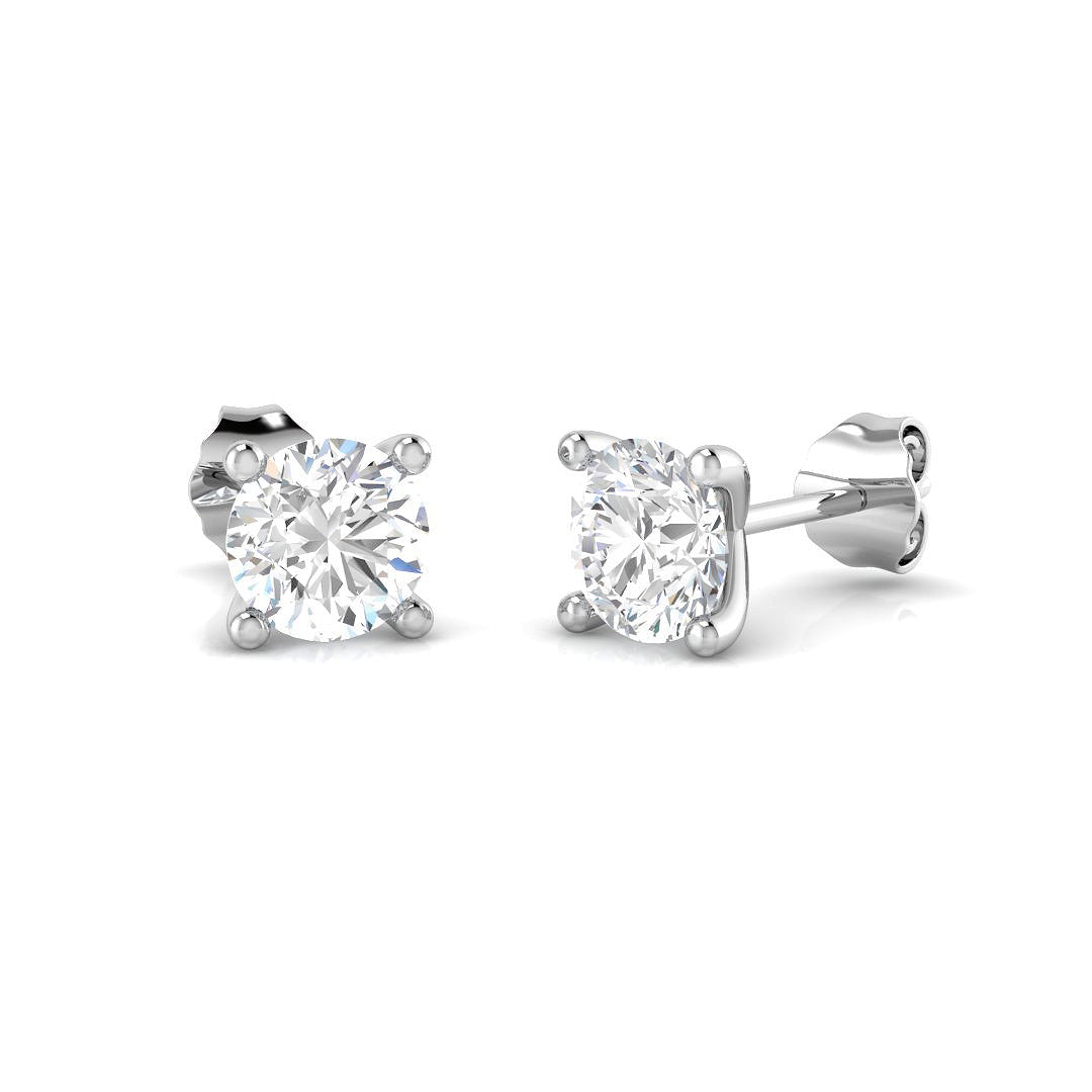 18ct White Gold 1.53ct G I1 Diamond Earrings