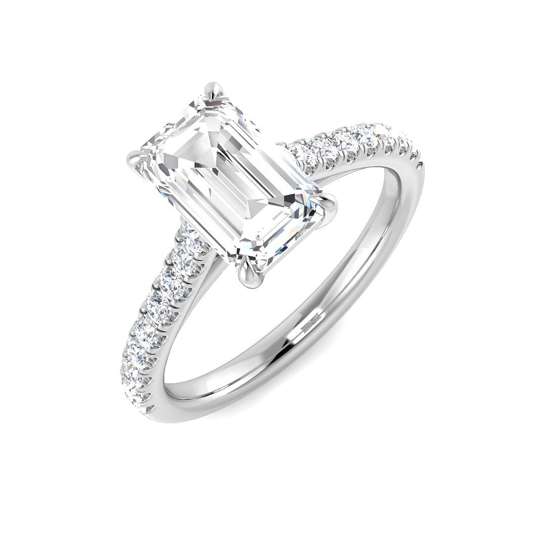 Platinum 1.82ct D SI2 Diamond Ring