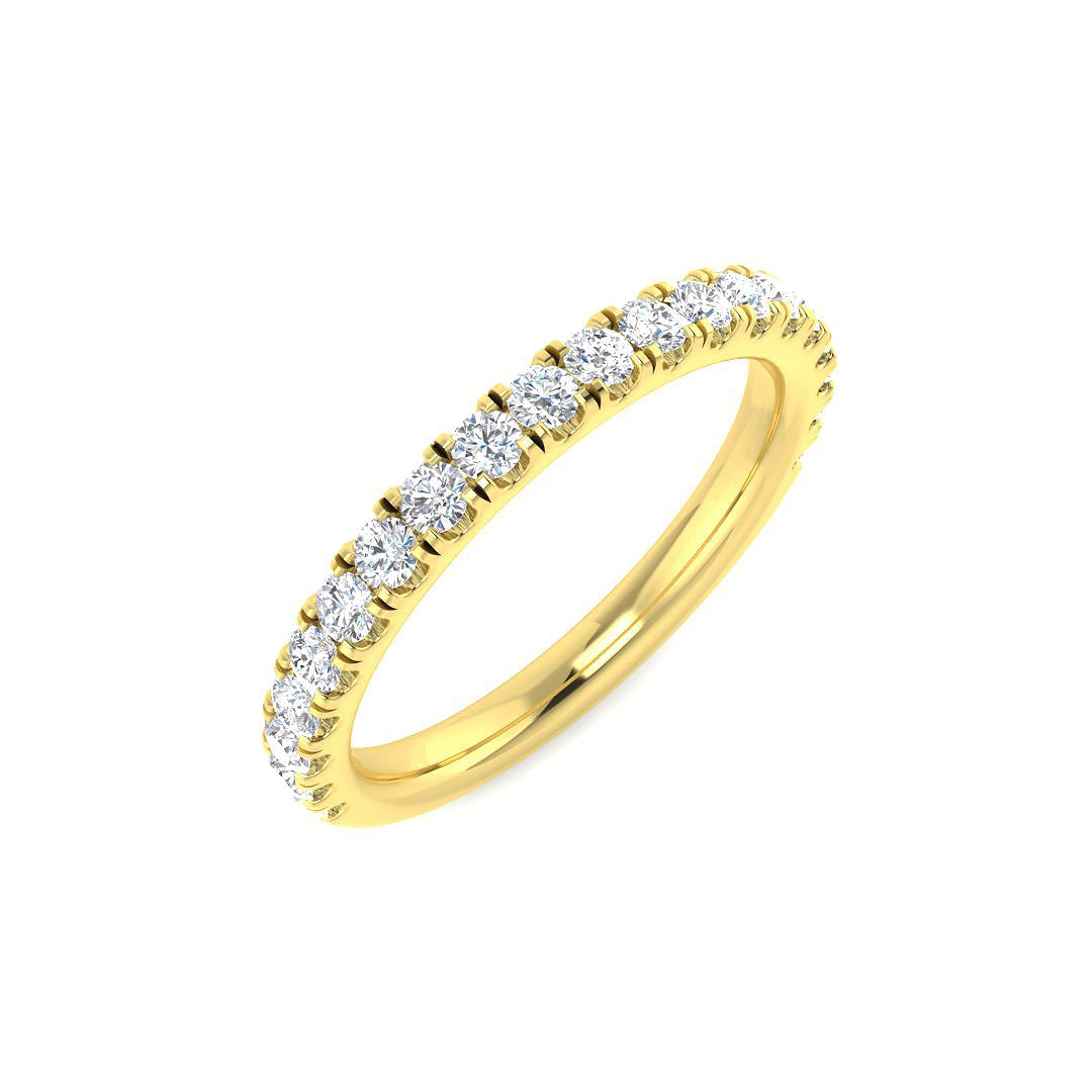 18ct Yellow Gold 0.37ct G SI2 Diamond Ring