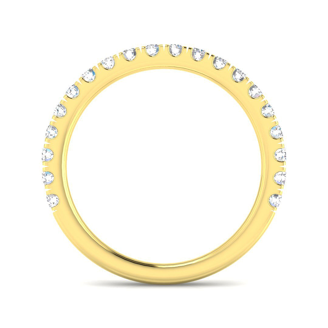 18ct Yellow Gold 0.37ct G SI2 Diamond Ring
