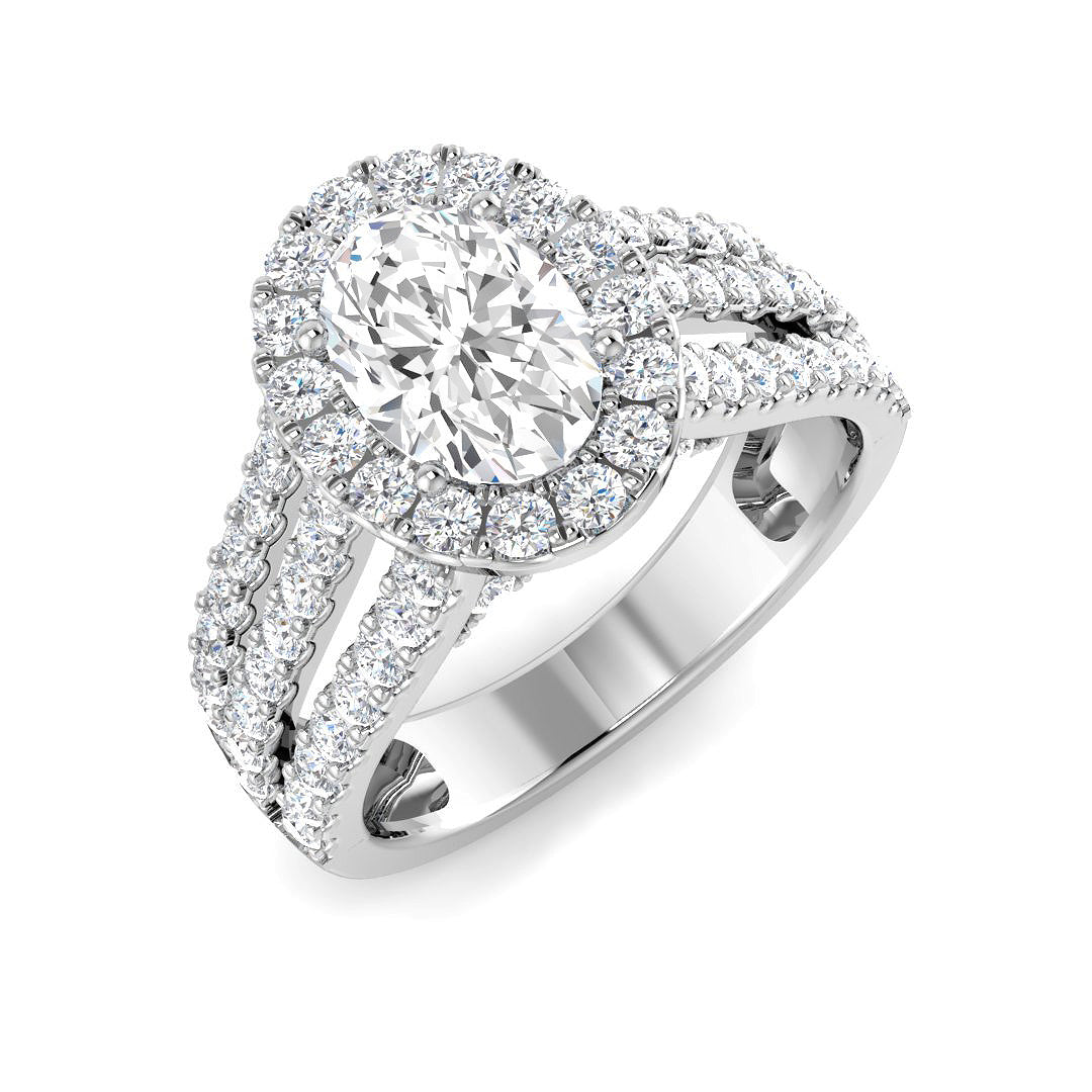Platinum 1.99ct E VS1 Laboratory Grown CVD Ring