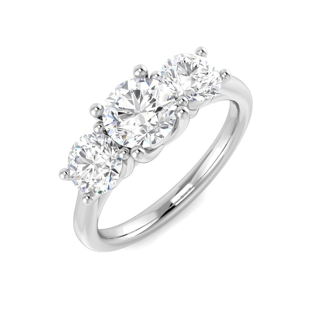 Platinum 1.93ct Laboratory Grown CVD Ring