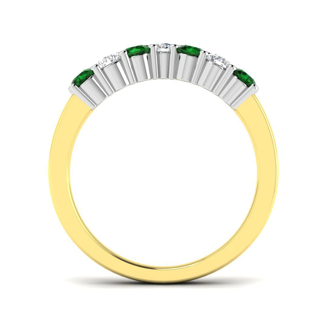 9ct Two-Tone Gold 0.55ct G SI2 Diamond Ring