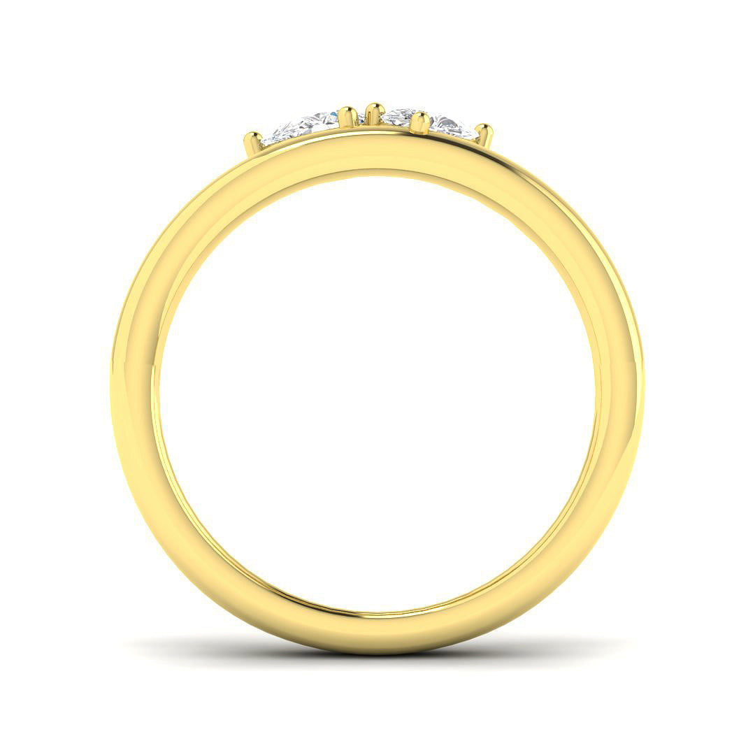 9ct Yellow Gold 0.51ct Diamond Ring